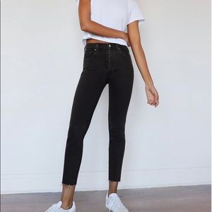 Aritzia denim forum yoko high rise slim 25